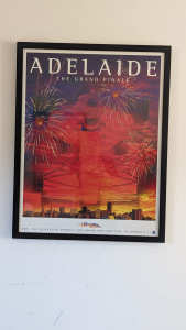 Adelaide Grand Prix Posters. Mint condition and professionally framed.