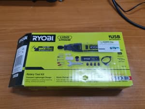 Ryobi rotary tool kit in box 5-426190