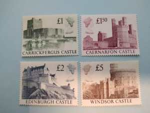 1988 British Castles MNH stamps