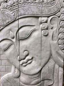 Very Large Divine Buddhas Wall Plaque
