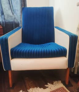 Mid century 1960s retro armchair 