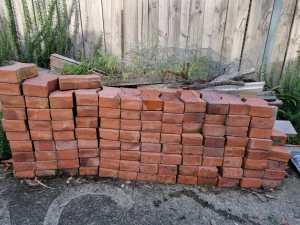 104 Clay pavers $10 for the lot