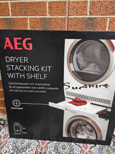 AEG Dryer stacking kit with shelf
