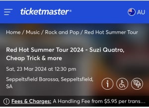 Red hot summer tour