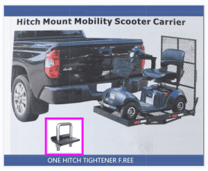 Hitch Mount Wheelchair Scooter Carrier Tow Bar Mobility Luggage Rack W
