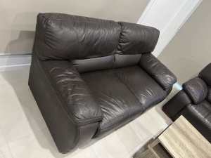 $700 both if pick up today genuine leather couches