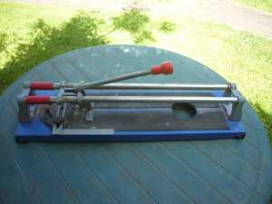 Large Tile Cutter for all your Tiling Needs.