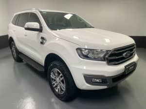 2018 Ford Everest UA II 2019.00MY Trend Arctic White 10 Speed Sports Automatic SUV