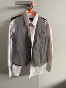 Shirt & Vest - Perfect dress up for a little old man!