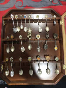 Vintage teaspoon collection