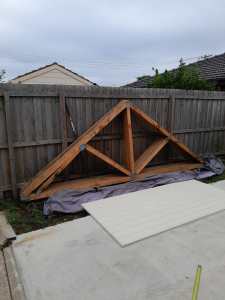 shed roof trusses x8
