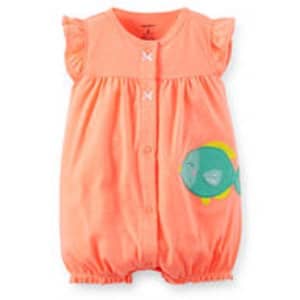 Baby Girl Toddler Genuine Carter's Baby Romper Outfit NEW