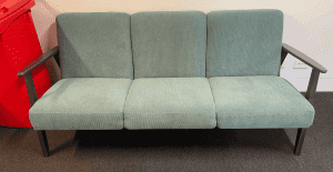Ikea 3-seater Couch - Teal, Corduroy-effect, Like New