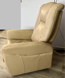 Recliner chair leather