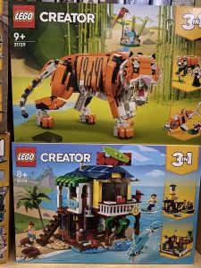 Lego creator 3 in 1 sets, new and sealed