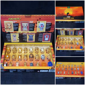 NEW- WOOLWORTHS Disney The Lion King Full Complete Ooshie Set in Case