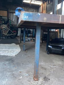 Steel workbench