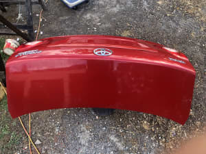 Toyota Corolla 2007-20010 sedan bootlid red