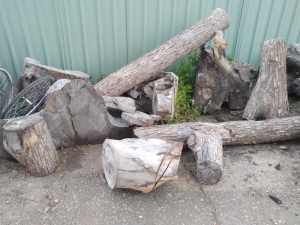 Craft timber and firewood for sale - hardwood and camphor laurel