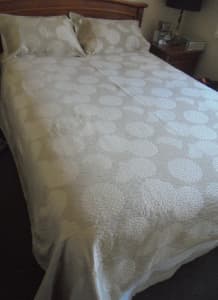 SHERIDAN KING SIZE DOONA COVER ONLY 2.47M 2.12M WITH 2 PILLOWCASES