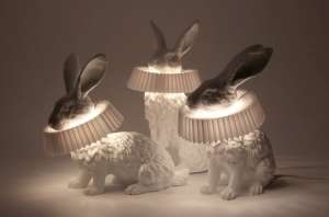 SALE - Brand New HAOSHI Rabbit Table or Floor Lamp 3 Versions