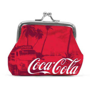 Coca Cola Red Coin Purse with metal clasp Coke - Official - Perth