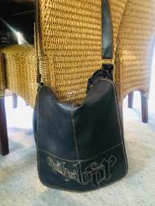Leather-look Quiksilver satchel bag