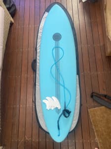 Sideways soft top surfboard 6”6