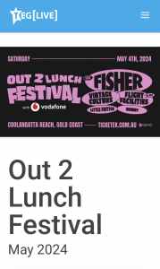X2 Dj ‘FISHER’ Out To Lunch FESTIVAL 4th May 2024