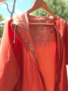 XL Kathmandu 2 layer Rain Jacket Orange/Red