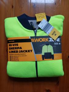 Hi-Viz Jacket for construction work for Tradies - Brand New