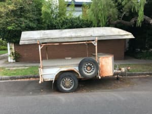 Heavy duty Camping and Boat trailer Murray Box and duck  punt