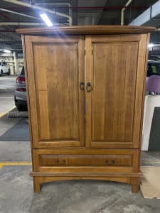Rustic solid timber cabinet