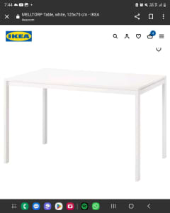 Ikea melltorp table 