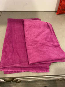 Hot Pink Corduroy Fabric(SOLD PENDING PICK UP)
