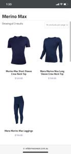 Brand new thermal tops and bottoms