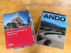 Architectural books, great conditions- moving sale as bargain price