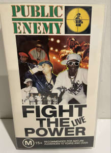 Public Enemy: Fight the Power Live VHS video