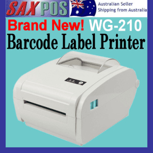 SAXPOS WG-210 Thermal Barcode Sticker Label Printer for POS Receipts