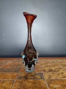 Vintage Mid-Century Modern Glass Bud Vase