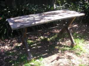Wooden Outside Rustic Table