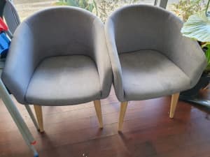 One Grey Lounge Chair $20
