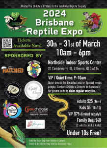 Brisbane Reptile Expo 2024! Easter Weekend