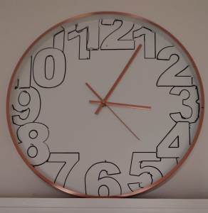 Unique Wall Clock. 40cm Diameter