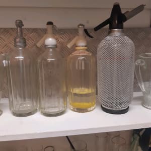 Selection of bottles sodastreams and beer jugs Cooks Hill Newcastle Area Preview
