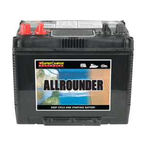 SUPERCHARGE ALLROUNDER 650 CCA/80 AH 2 YEAR WARRANTY