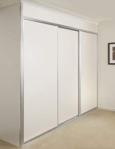 SLIDING WHITE MELAMINE ROBE DOORS DIY Custom Sizes Melbourne