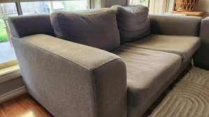 1 Plush 2.5 seater sofa 