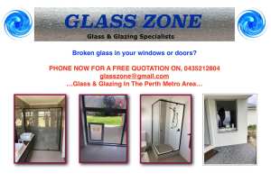 GLASS ZONE - Glass Repairs - Glazier - Pet Doors - Shower Screens