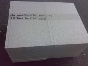 EPS Polystyrene Sheets - Rendering or Insulation. Waffle Pods etc